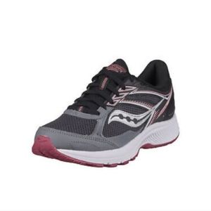 New Saucony Women’s Cohesion 14 Charcoal/ Coral Charbon Sz 9‎